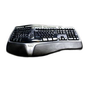 Microsoft Wireless 4000 1045 Ergonomic Keyboard  Only (Pre-Owned)